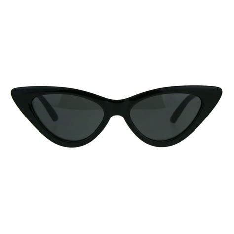 Sunglasses: Cat Eye Sunglasses, nylon Black.